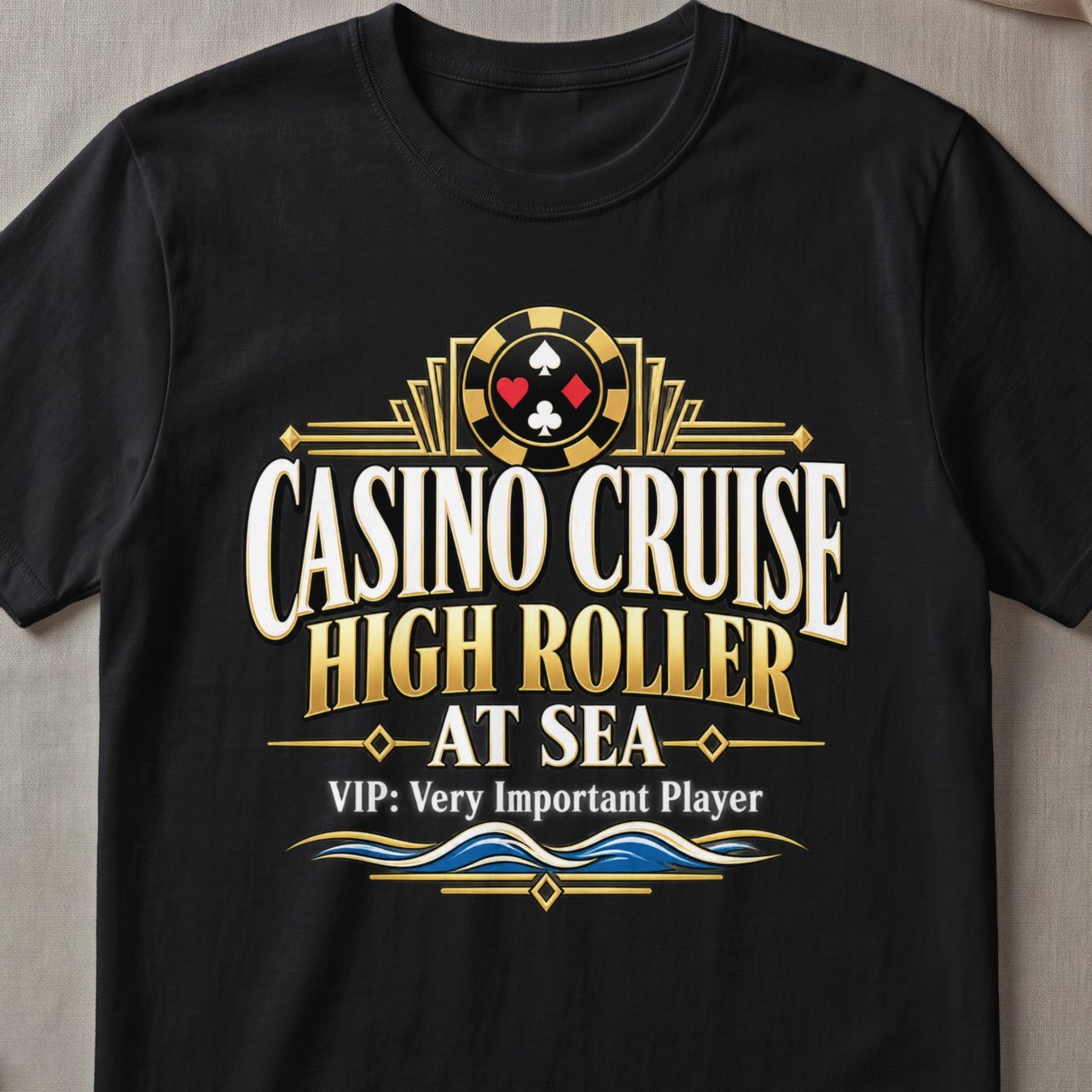 High Roller Casino Cruise T-Shirt