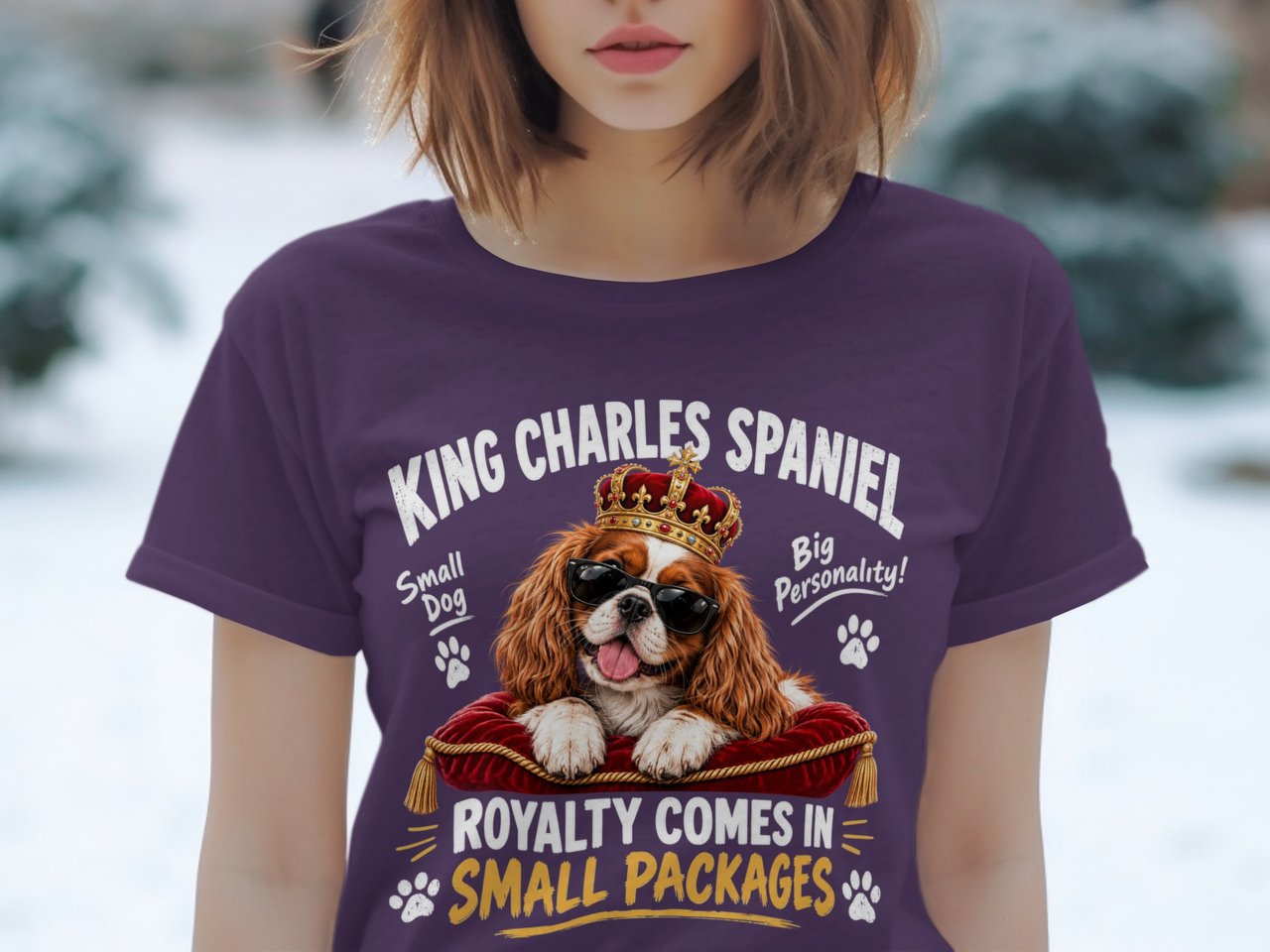 Royal King Charles Spaniel Tee