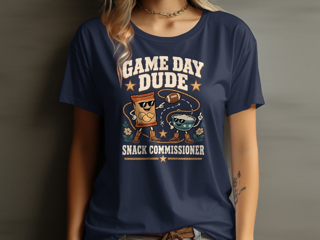 Game Day Dude Snack Commissioner Tee or Sweatshirt