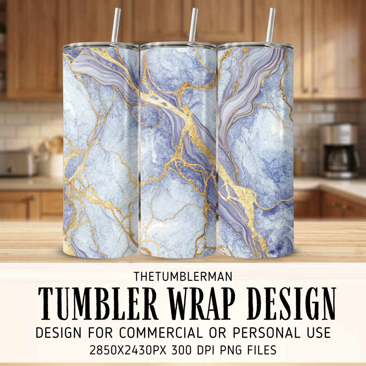 20 oz Marble Tumbler Wrap, Gold Veins Sublimation, Straight Tapered Design, Skinny Tumbler png, Marble Digital Paper, Instant Download