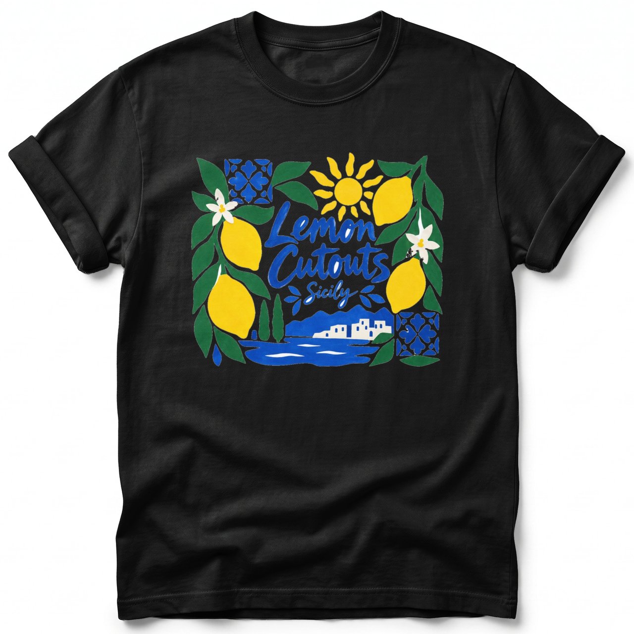 Lemon Cutouts ~ Comfort Colors Premium Tee