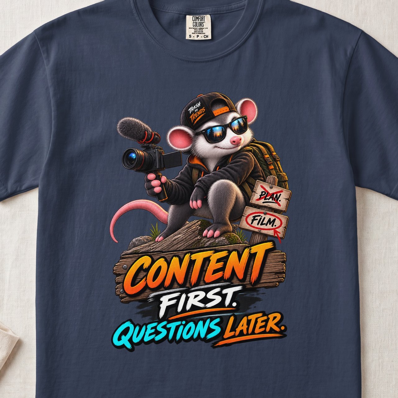 Content First Parker the Possum Tee
