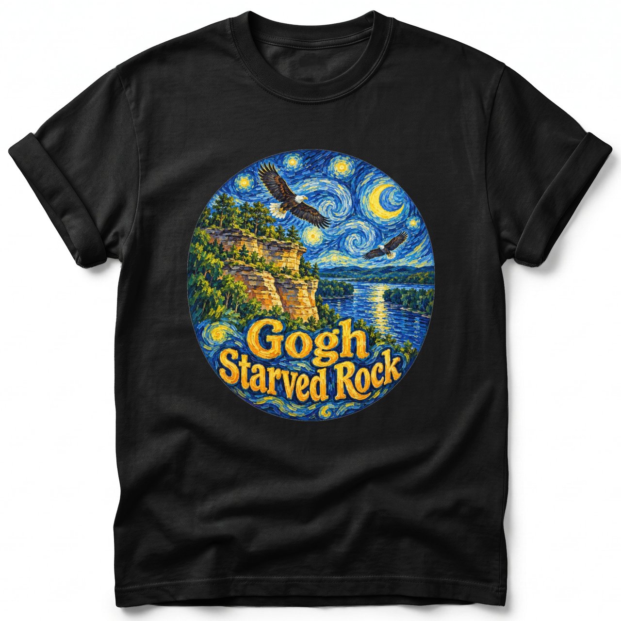 Gogh Starved Rock ~ Comfort Colors Premium Tee