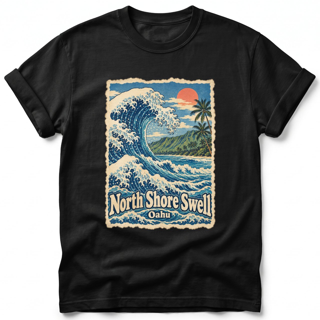 North Shore Swell ~ Comfort Colors Premium Tee