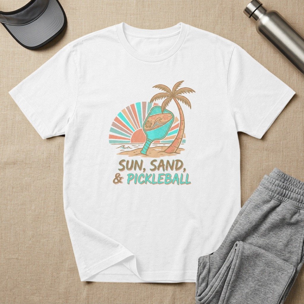 Sun, Sand, & Pickleball Tee