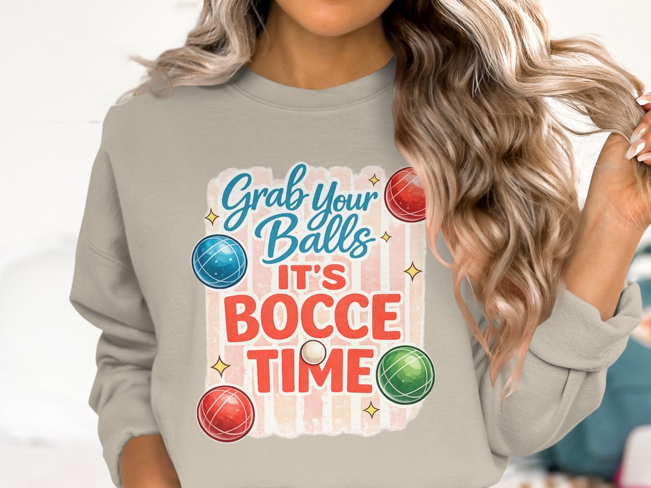 The Bocce Time Courtside Graphic Sweatshirt