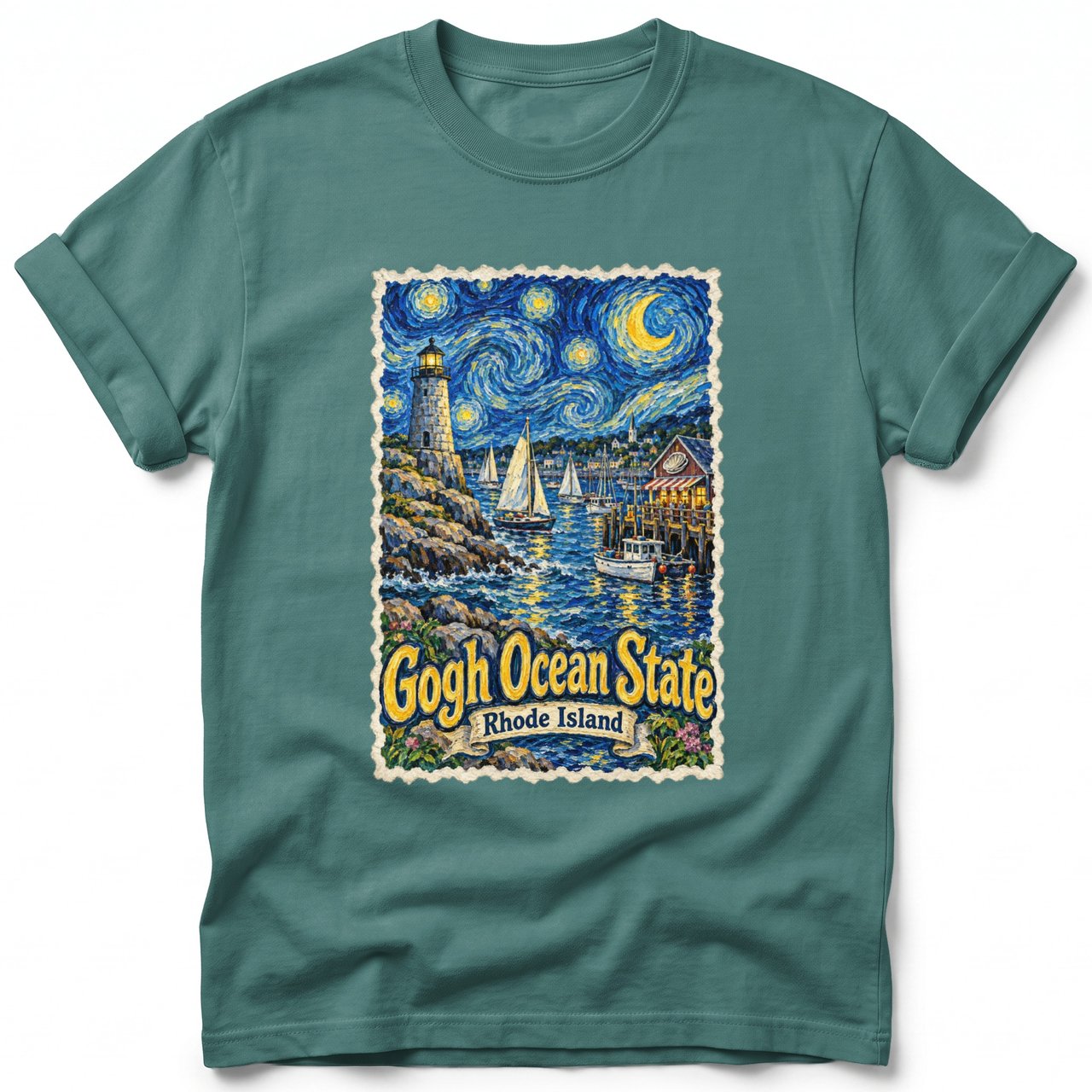 Gogh Ocean State ~ Comfort Colors Premium Tee