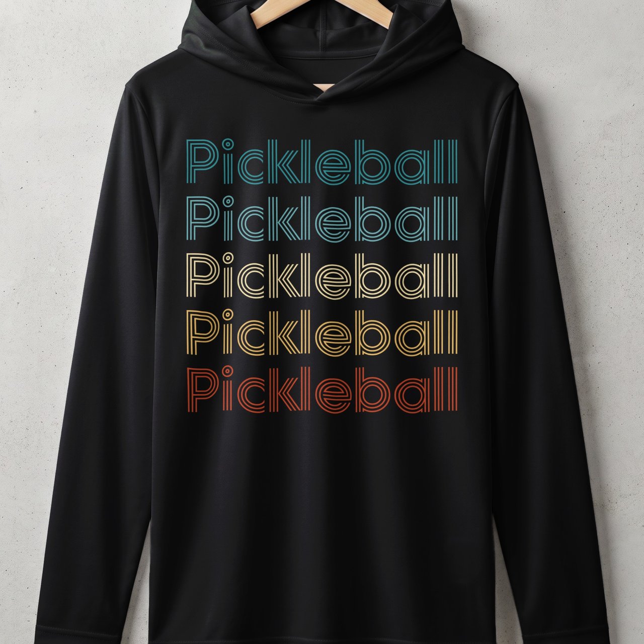 Pickleball Sport-Tek Performance Hood, Pickleball Pickleball Pickleball Pickleball Pickleball, Lightweight Hoodie