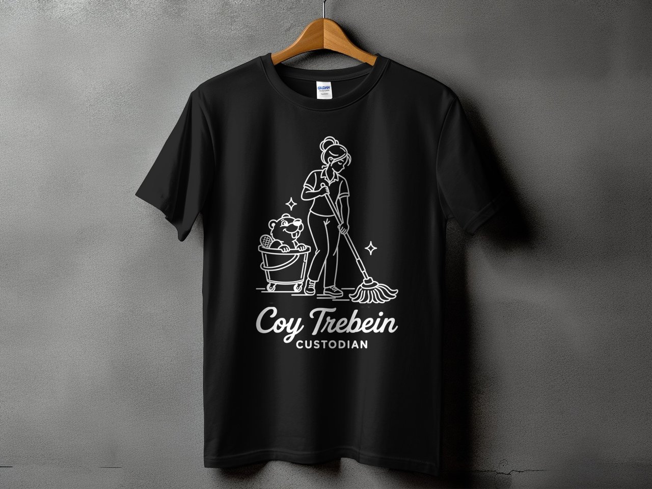 Custom Female School Custodian | Custodian Shirt