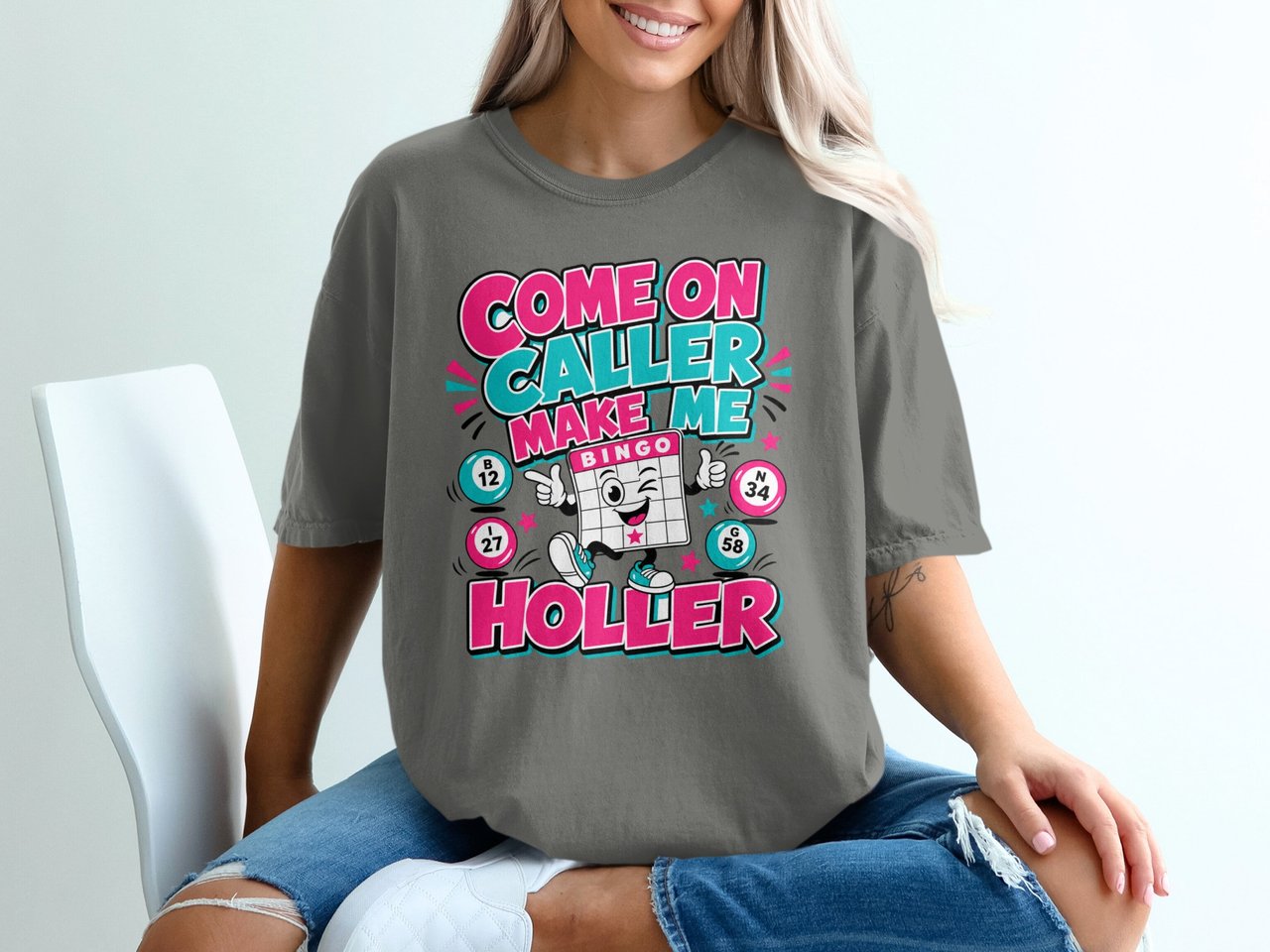 Come On Caller Make Me Holler Tee