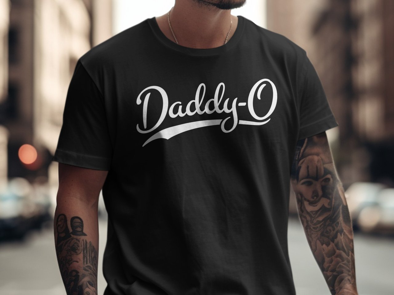Daddy-O T-Shirt, Retro Cool Dad Tee, Vintage Father's Day Gift, 50s Rockabilly Style Graphic Shirt, Fun Husband Birthday Present