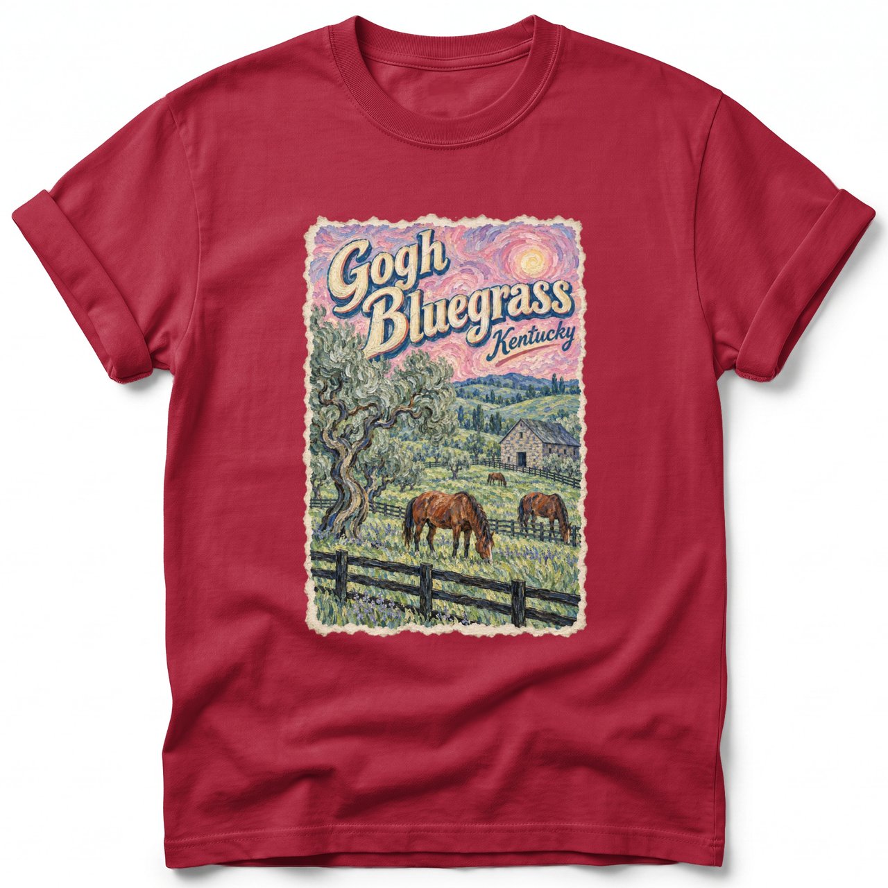 Gogh Bluegrass ~ Comfort Colors Premium Tee