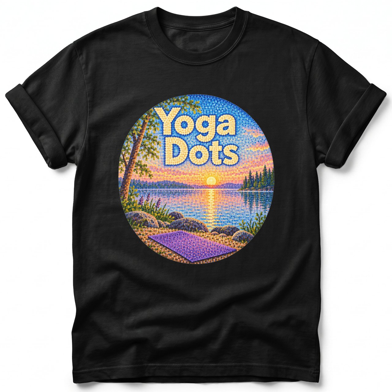 Yoga Dots ~ Comfort Colors Premium Tee
