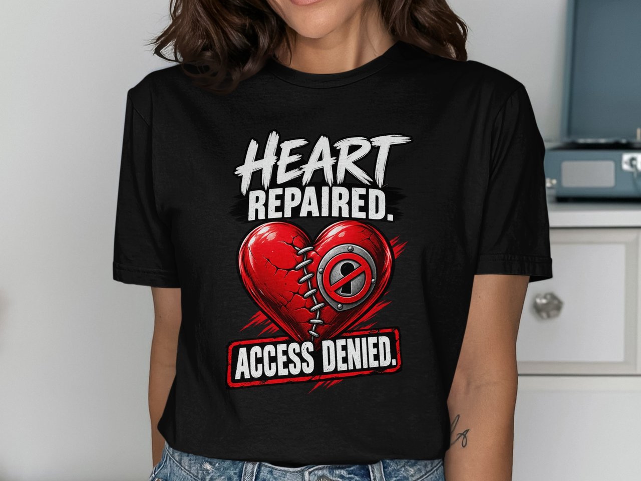 Heart Repaired Access Denied Tee