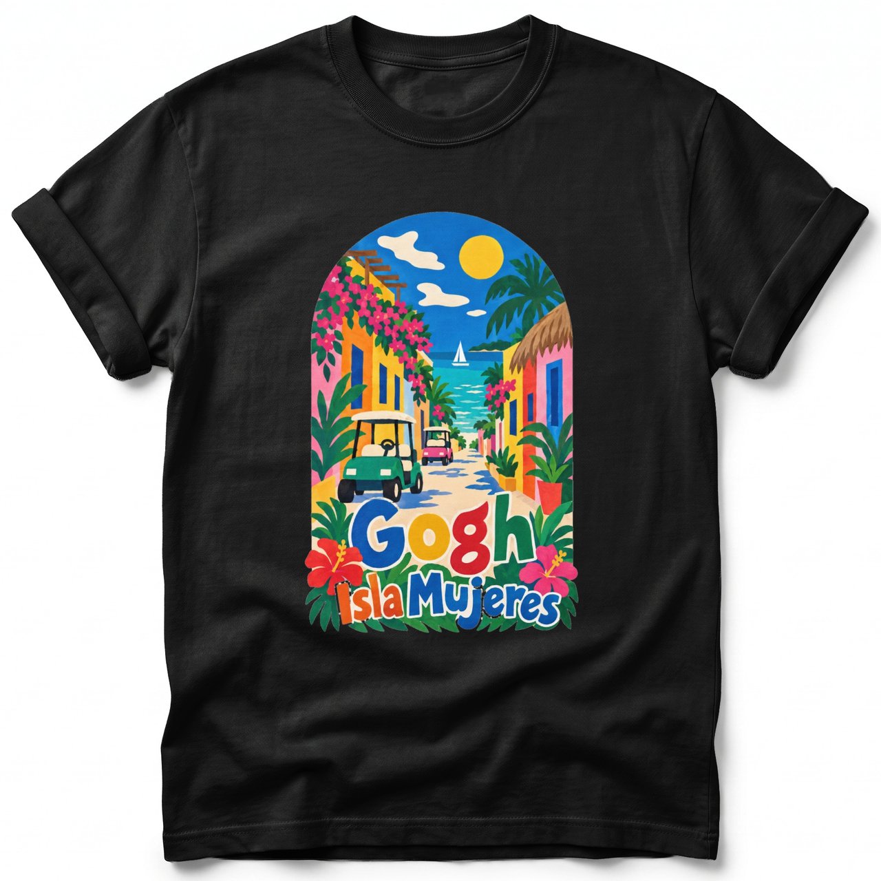 Gogh Isla Mujeres ~ Comfort Colors Premium Tee