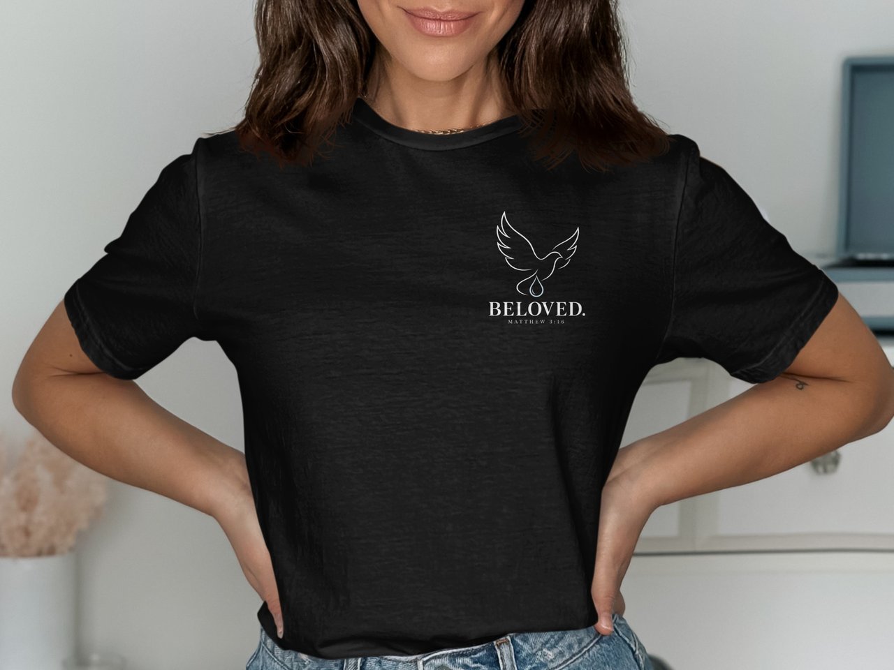 Beloved Matthew 3:16 Tee