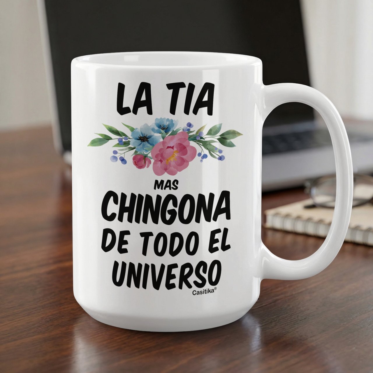 La Tía Más Chingona Mug – Funny Aunt Gift in Spanish