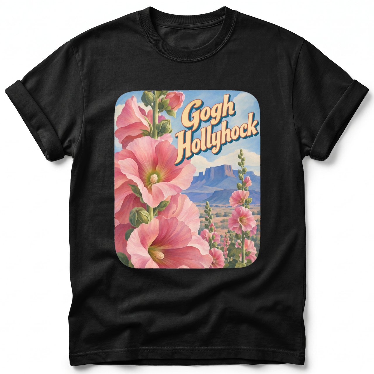 Gogh Hollyhock ~ Comfort Colors Premium Tee