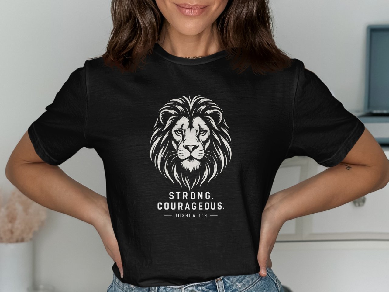 Strong Courageous Tee
