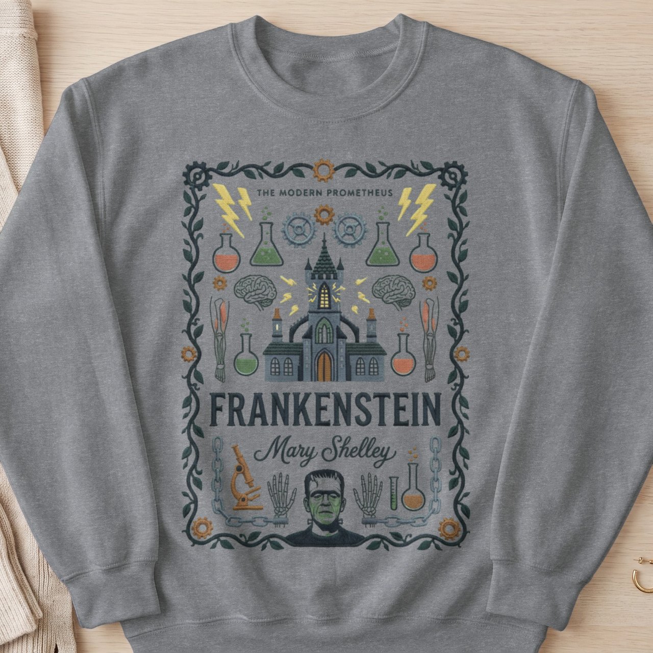 Frankenstein Classic Book Sweatshirt