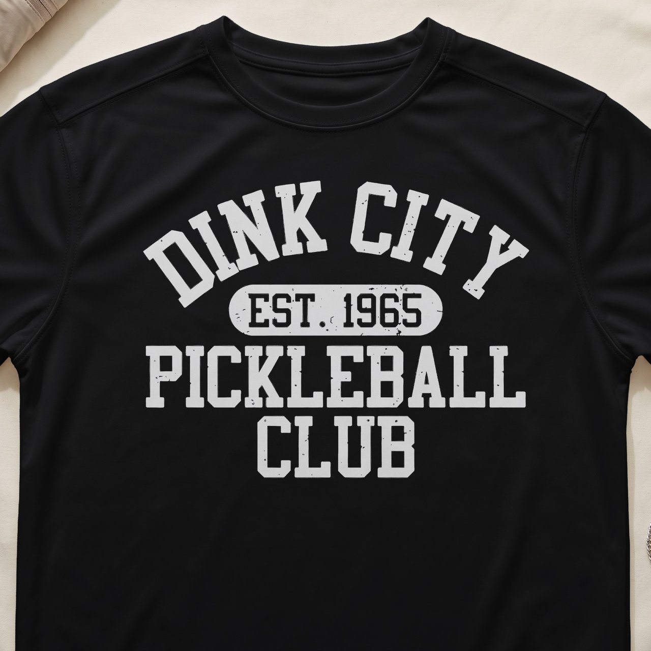 Pickleball Sport-Tek Performance Tee, Dink City Est. 1965 Pickleball Club, Court Apparel