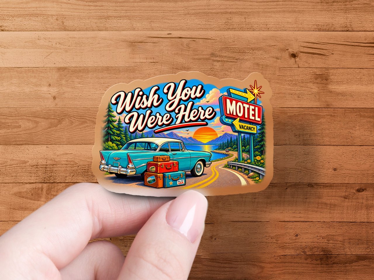 Wish You Were Here Sticker