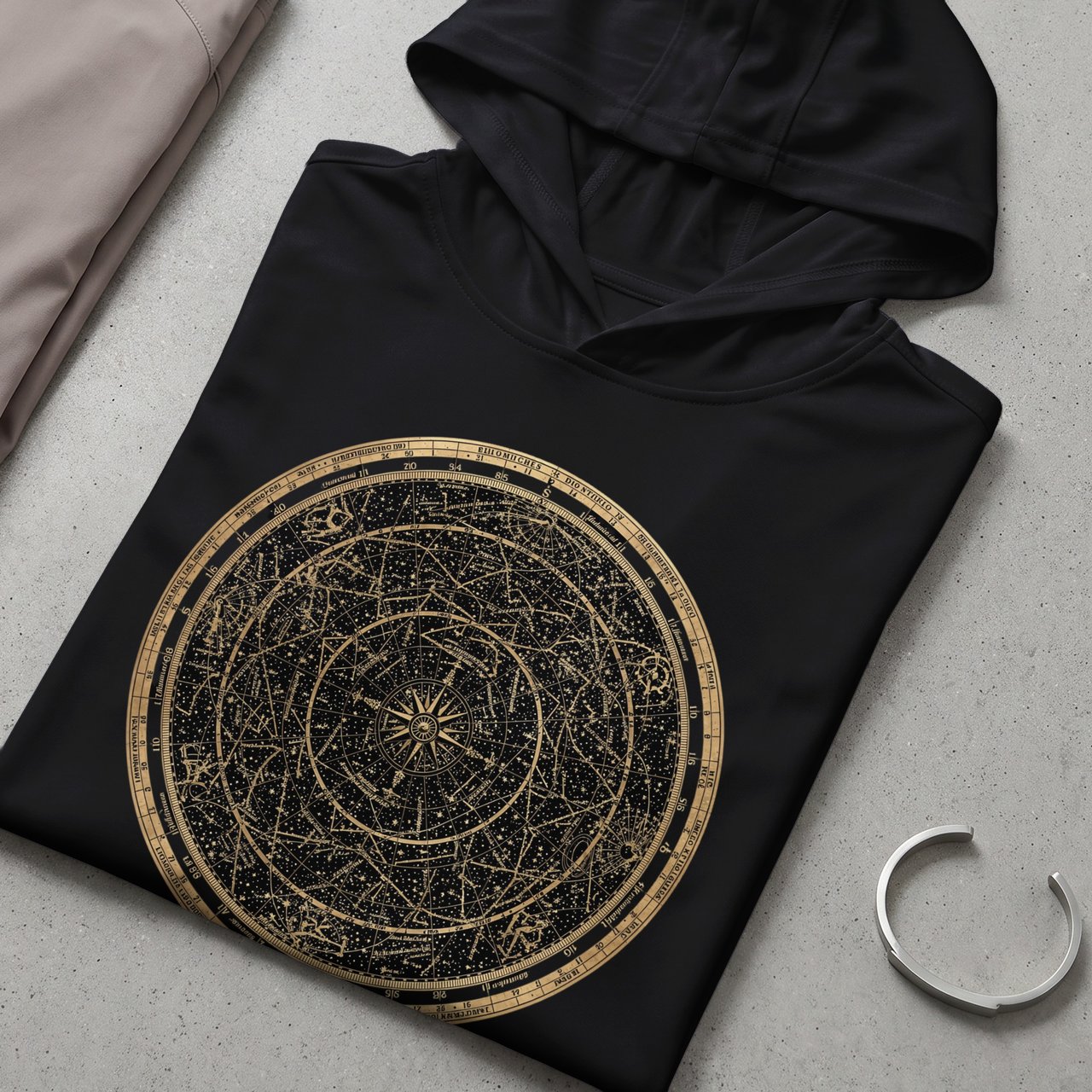 Vintage Celestial Star Map Hoodie