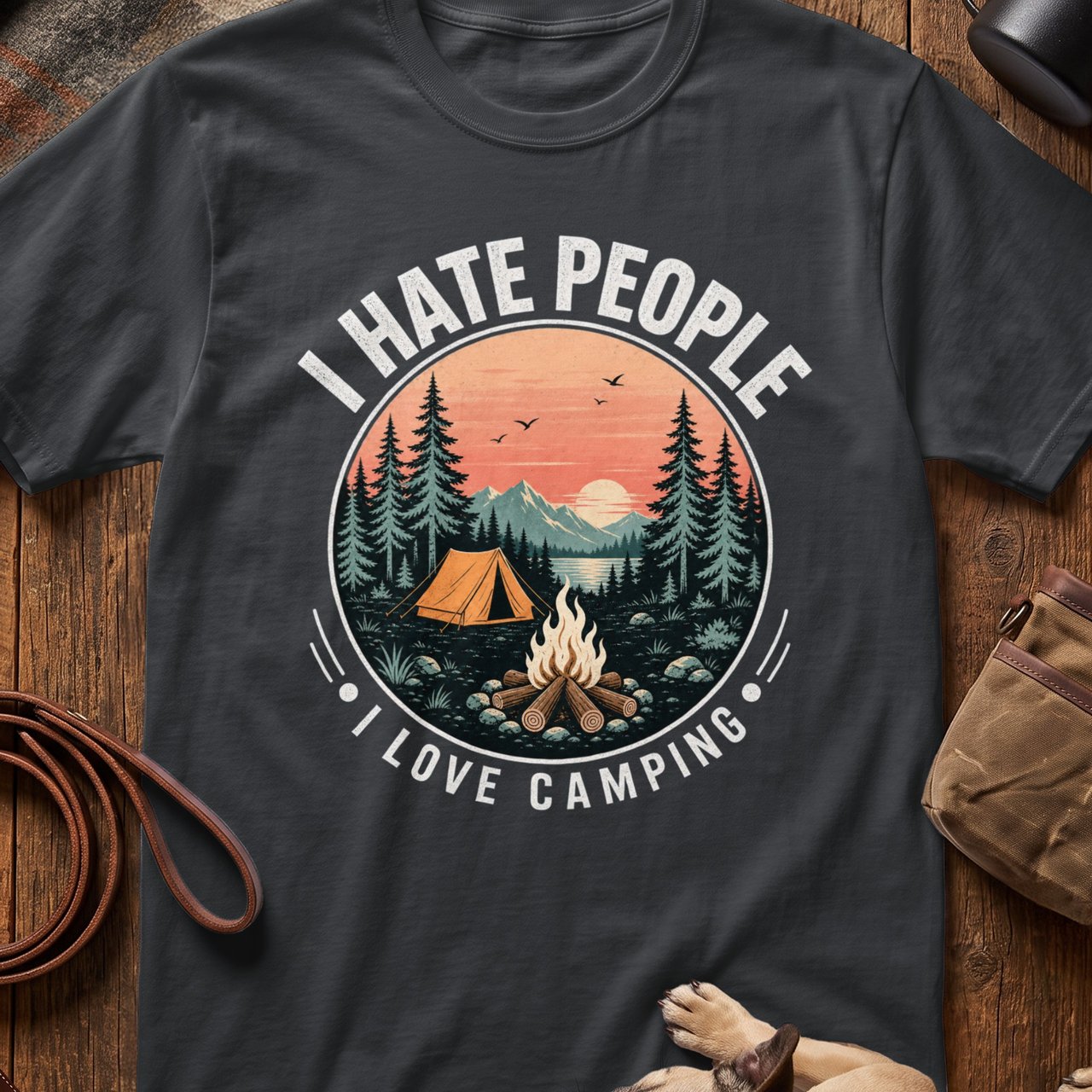 Hate People Love Camping T-Shirt