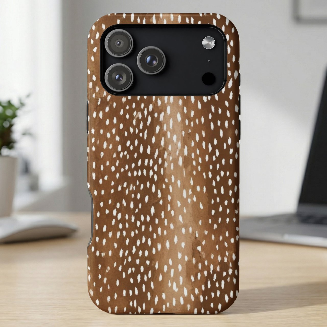 Spotted Fawn Print MagSafe® Phone Case