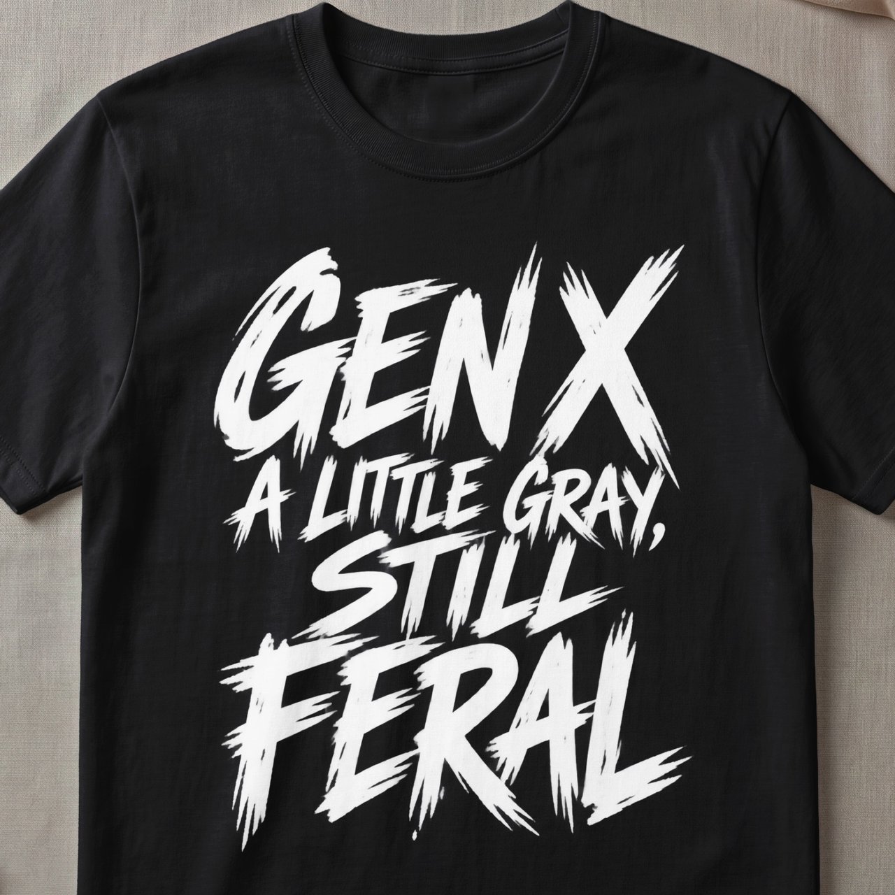 Gen X Still Feral Graphic T-Shirt
