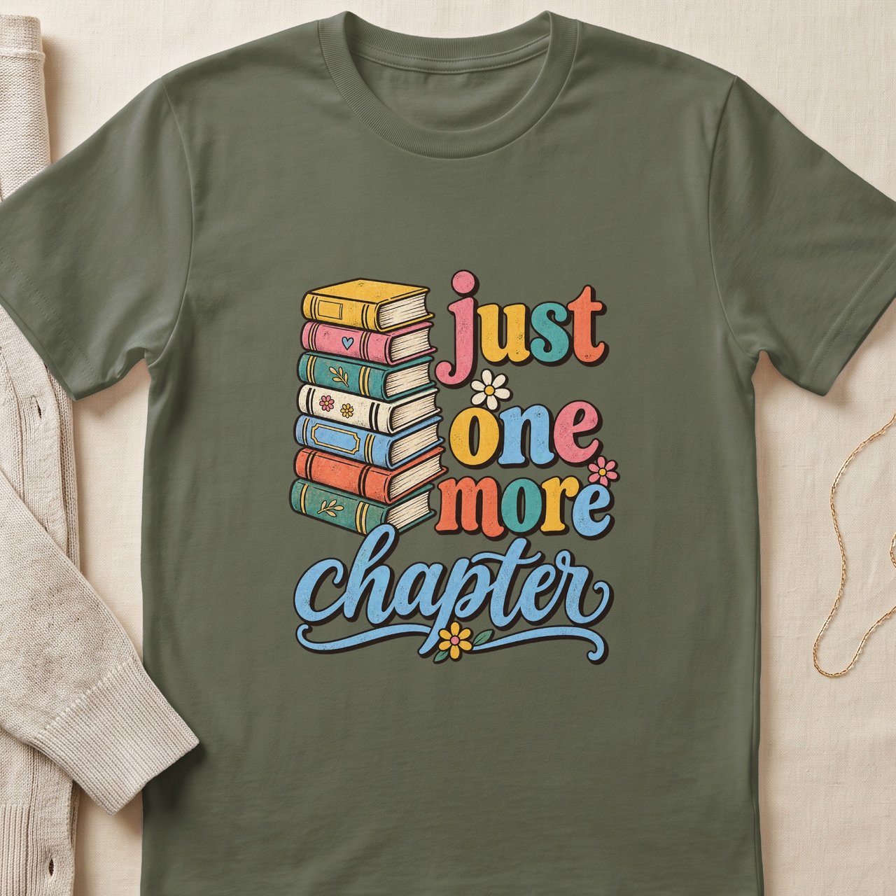 Just One More Chapter Tee