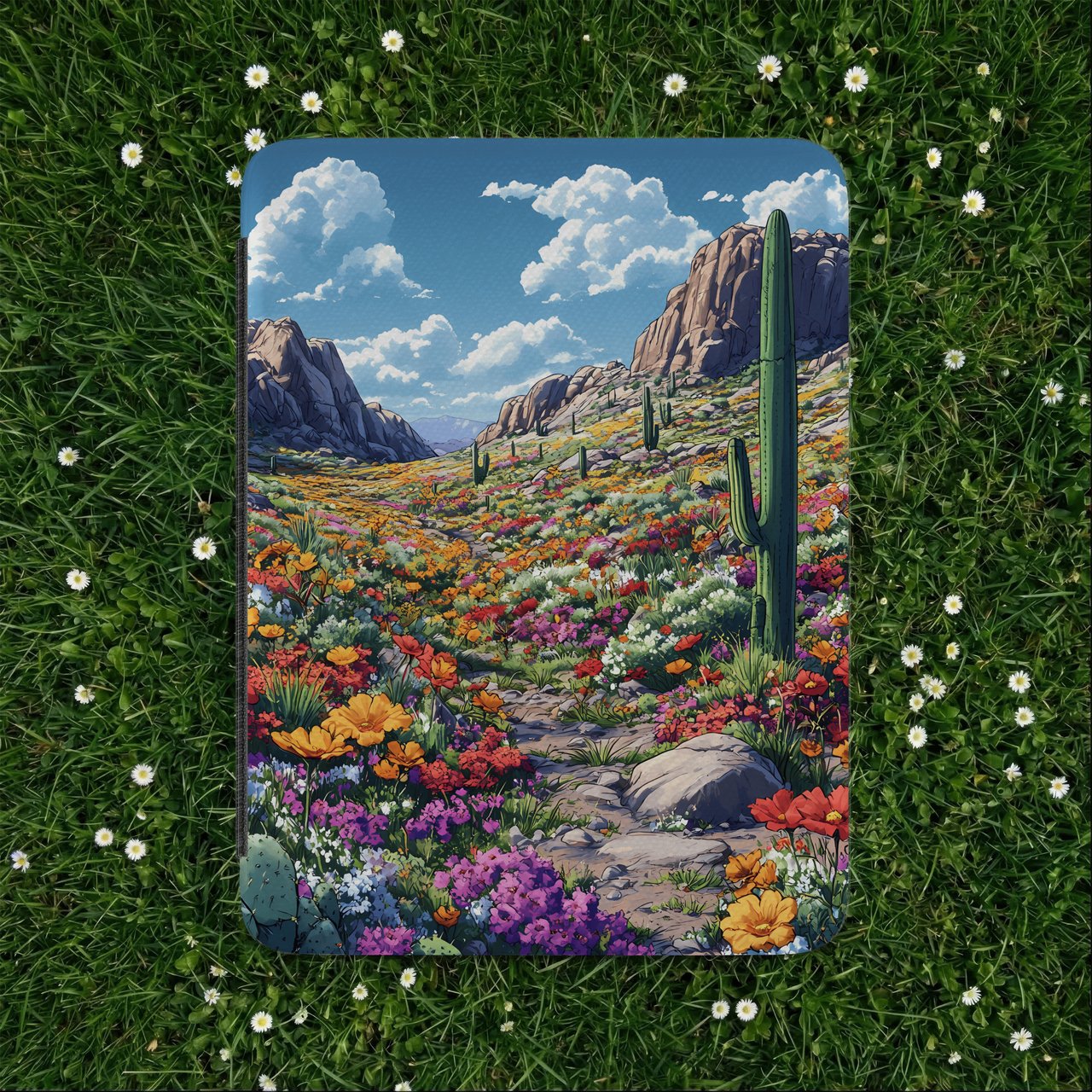Desert Wildflower Bloom Kindle Case