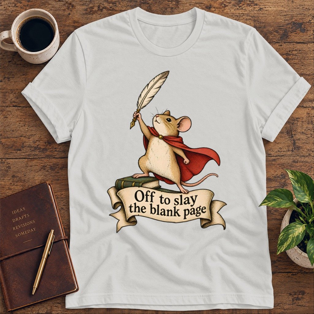 Off to Slay the Blank Page Softstyle Tee