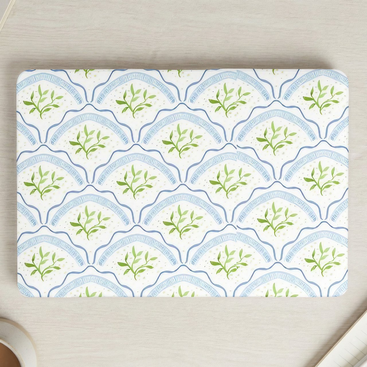Coastal Scallop Tile MacBook Case