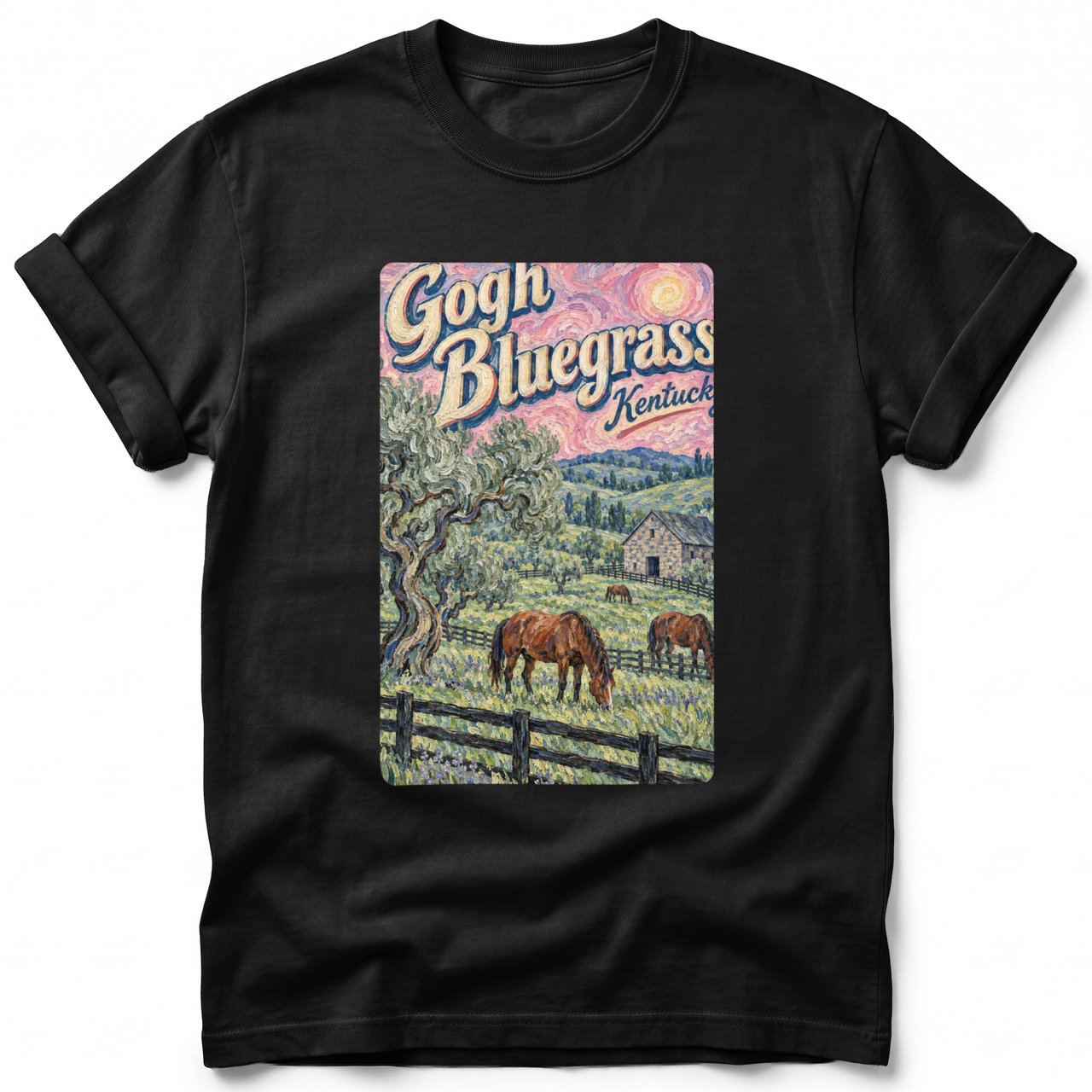 Gogh Bluegrass ~ Comfort Colors Premium Tee