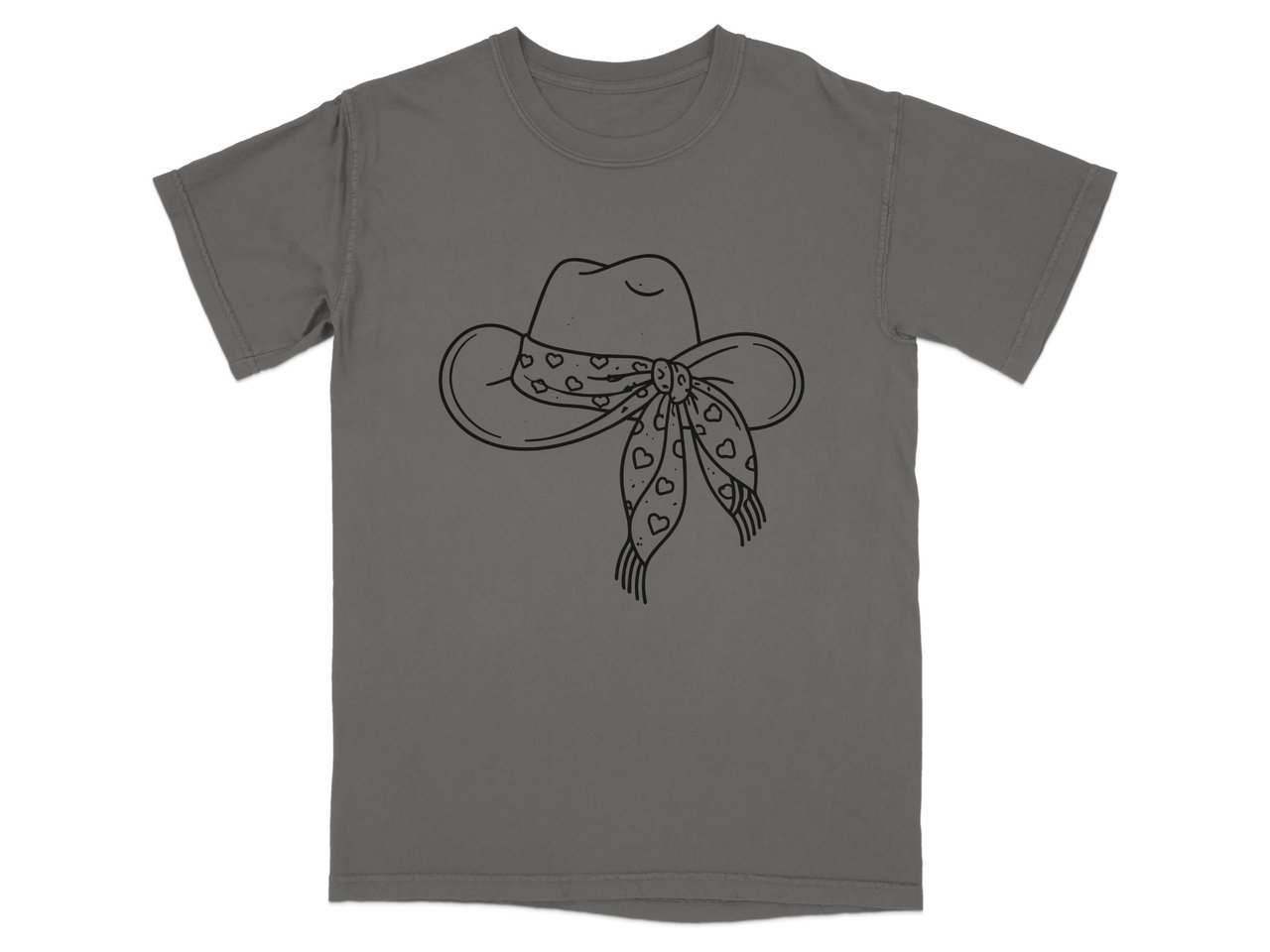 Whimsical Heart Scarf Hat T-Shirt