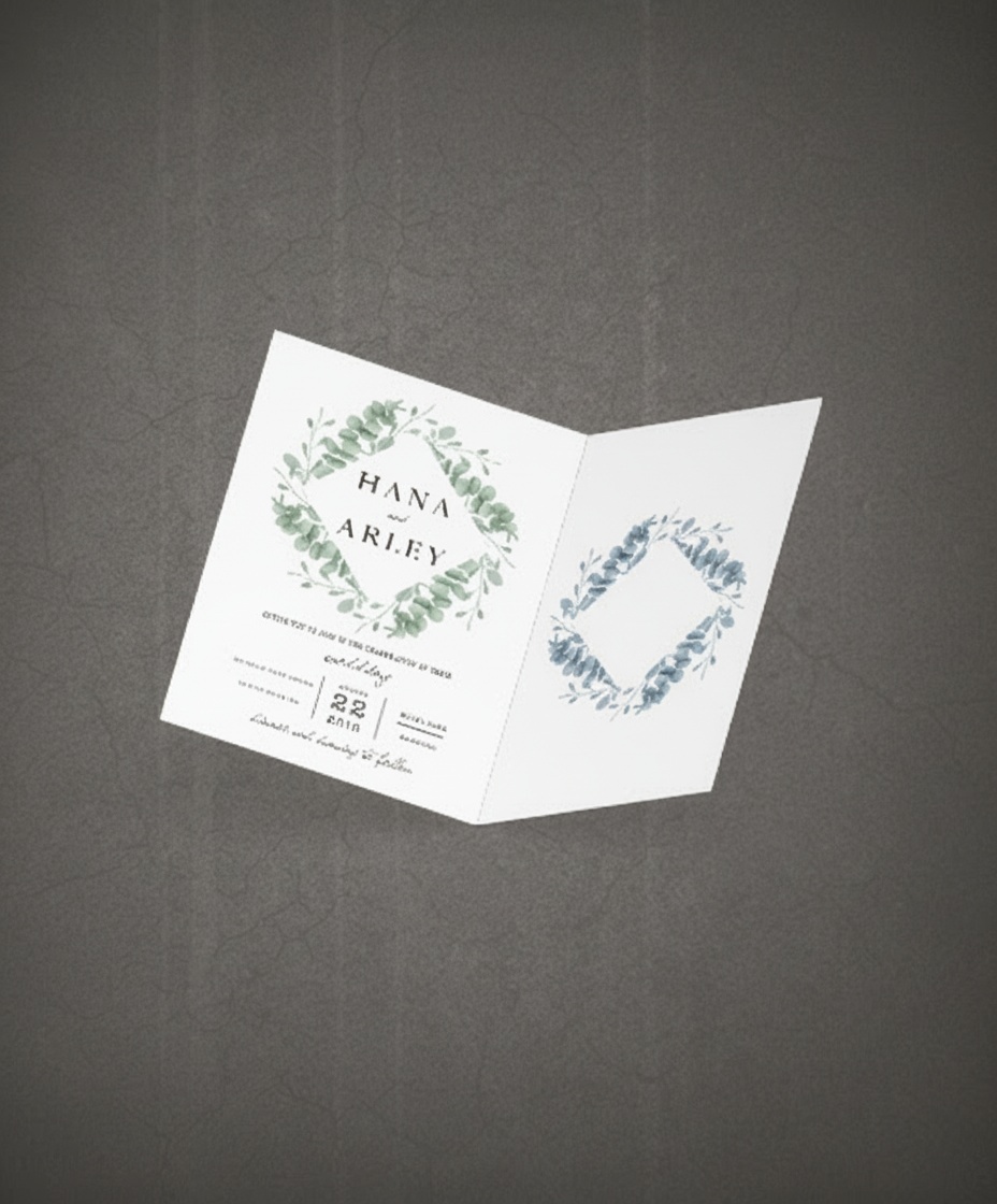 Folded Note Card (3.5" x 4.875")