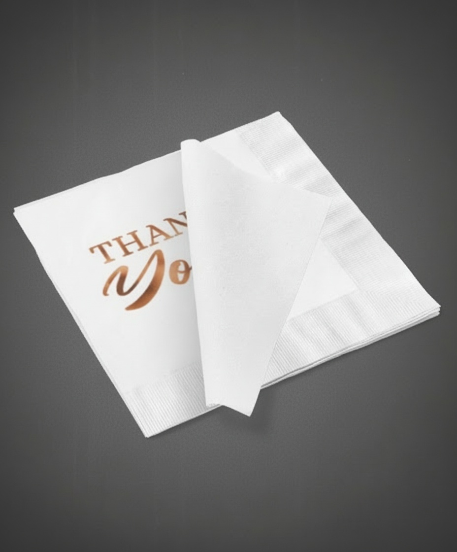 Foil Stamped Luncheon Napkins