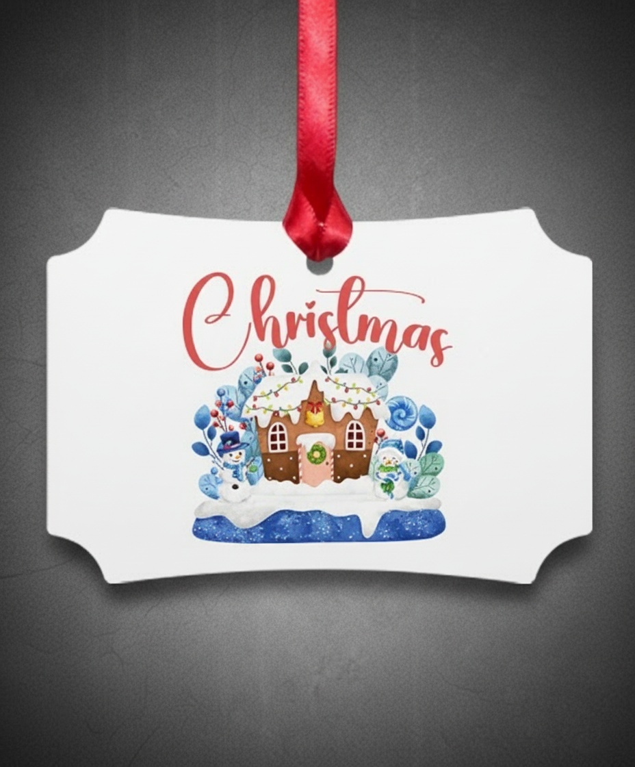 Aluminum Scalloped Ornament