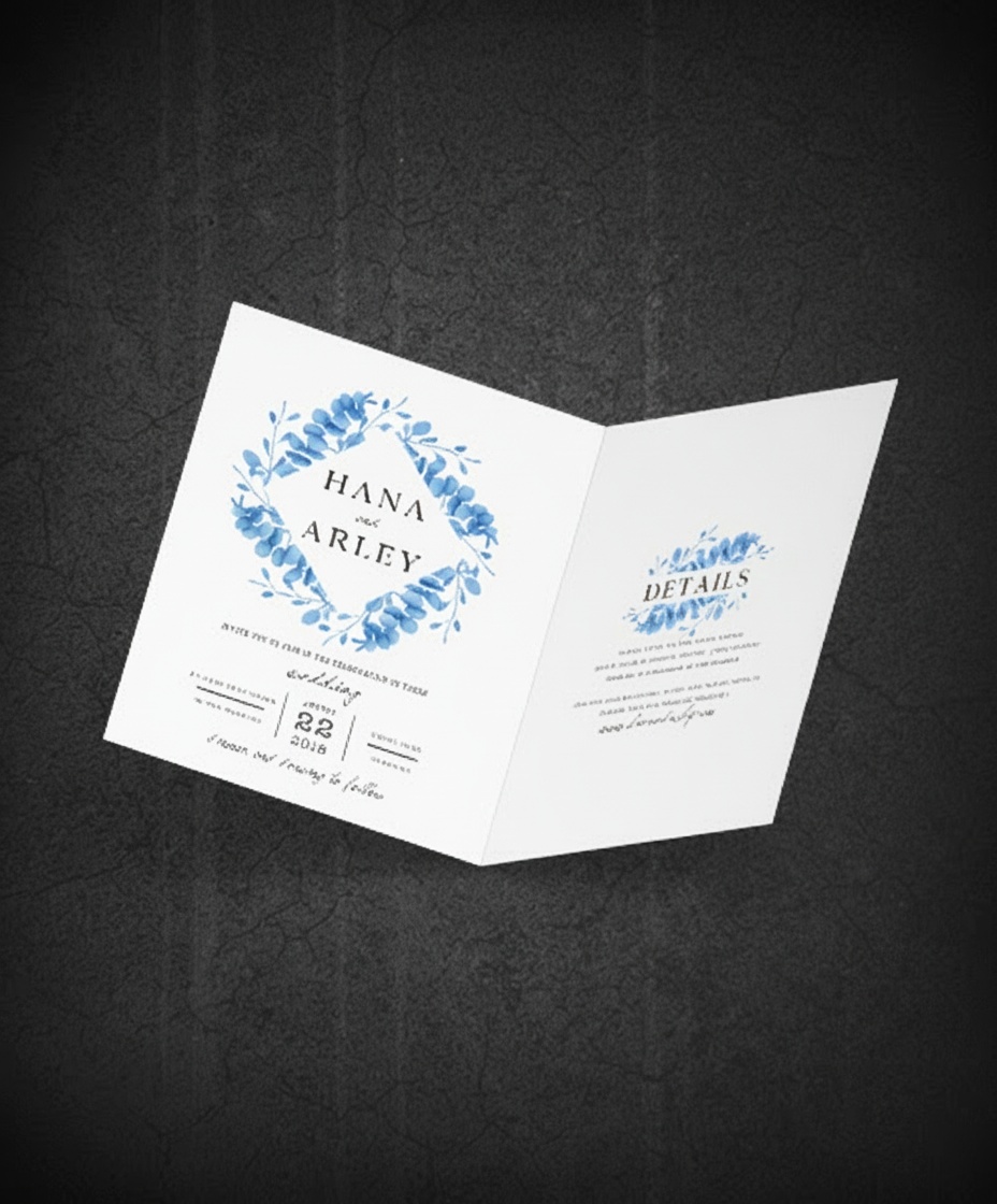 Folded Note Card (4.25" x 5.5")