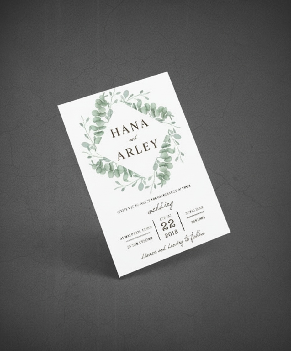 Flat Note Card (3.5" x 4.875")