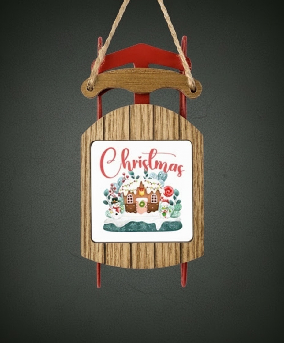 Sled Ornament