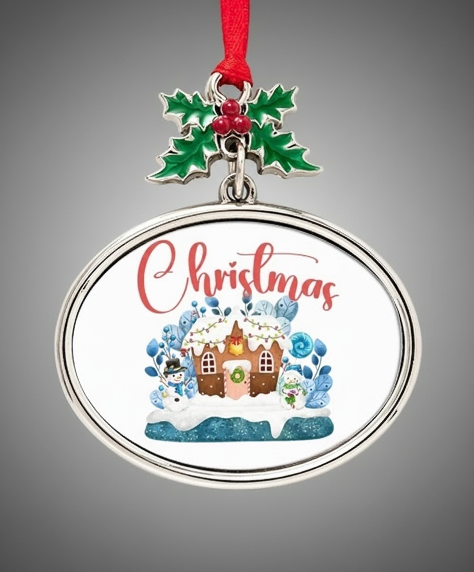 Holly Charm Ornament