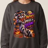 Randy the Raccoon Halloween Sweatshirt thumbnail 12