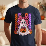 Cute Pink Bow Ghost Tee thumbnail 4