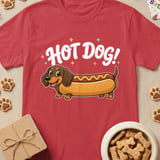 Hot Dog Dachshund Tee thumbnail 4