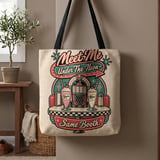 Meet Me Under The Neon Tote Bag thumbnail 1