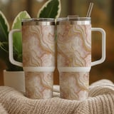 Rose Gold Marble Tumbler Design, Digital Download, Watercolor Flower Backgrounds, Floral Junk Journal Pages, Printable tumbler png thumbnail 9
