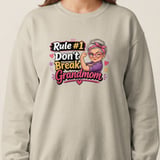 Rule 1 Don't Break Grandmom Sweatshirt thumbnail 5