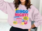 Retro Bingo Night Vibes Sweatshirt thumbnail 4